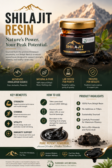 Shri Siddh Ayurveda | Pure Shilajit Resin for Strength, Energy & Vitality