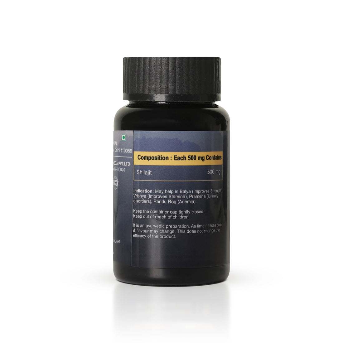 SHRI SIDDH AYURVEDA Shilajit Capsules for Energy, & Strength | Natural Ayurvedic Supplement for Men & Women