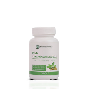 Siddh Ayurveda Pure Ashwagandha Capsule to Reduce Stress & Anxiety